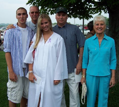 Heather's Graduation, Grammy, Grampy, John, JR